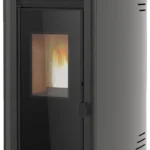 Estufa de pellet REDPOD First Advance 8 kW negra