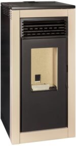 Estufa de pellet TJ Vera 15 kw blanco - Imagen 3