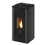 Estufa de pellet estanca FREEPOINT Sharp WiFi 7 kW antracita - Imagen 2