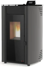 Estufa de pellet REDPOD First Advance 8 kW negra - Imagen 2
