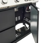 Barbacoa de gas NATERIAL Upsilon de 6 quemadores y 28.2 kw de potencia recomendado para más de 10 personas - Imagen 9