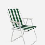 Silla de Playa Plegable en Metal y Poliéster