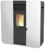Estufa de pellet canalizable REDPOD First Advance Slim 8 kW blanca - Imagen 4