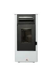 Estufa de pellet WATT 9 kW blanco - Imagen 3