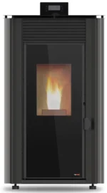 Estufa de pellet REDPOD First Advance 8 kW negra - Imagen 3