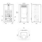 Estufa de pellet EQUATION Hella 7kW - Imagen 5
