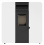 Estufa de pellet canalizable REDPOD First Advance Slim 8 kW blanca - Imagen 5