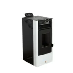 Estufa de pellet WATT 9 kW blanco - Imagen 2