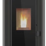 Estufa de pellet TJ Vera 15 kw blanco