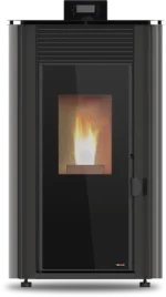 Estufa de pellet REDPOD First Advance 8 kW negra - Imagen 4