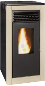 Estufa de pellet TJ Vera 15 kw blanco - Imagen 5