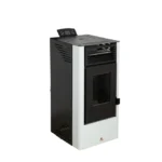 Estufa de pellet WATT 9 kW blanco - Imagen 4