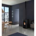 Estufa de pellet FREEPOINT Globe Antracita 10,5 kw gris - Imagen 6