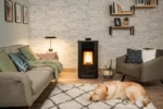 Estufa de pellet REDPOD First Advance 8 kW negra - Imagen 6