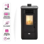 Estufa de pellet EQUATION Hella 7kW - Imagen 9