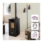 Estufa de pellet EQUATION Hella 7kW - Imagen 11