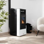 Estufa de pellet WATT 9 kW blanco - Imagen 7