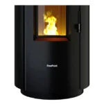 Estufa de pellet estanca FREEPOINT Chrome WiFi 7 kW silver - Imagen 7